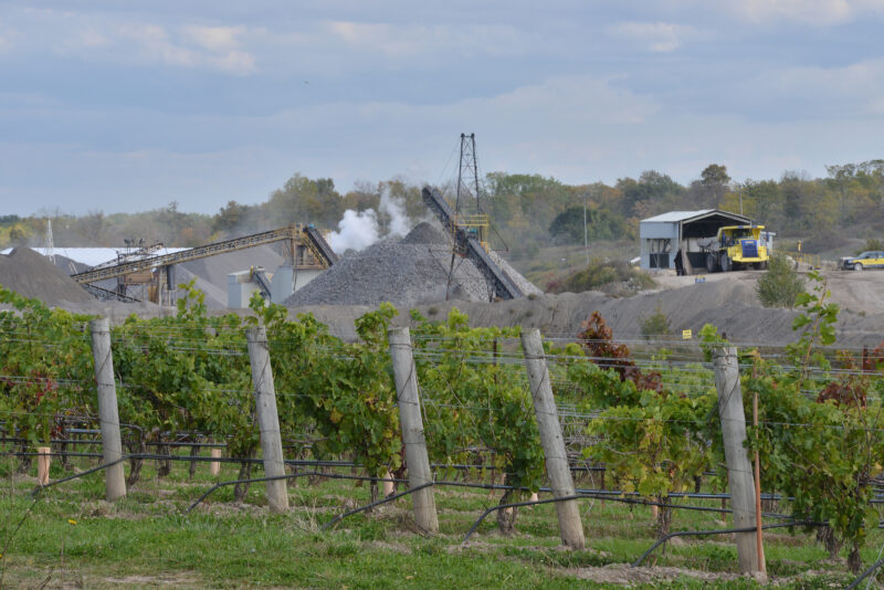 Quarry and Vineyard in Vineland Quarry, Lincoln, Ontario